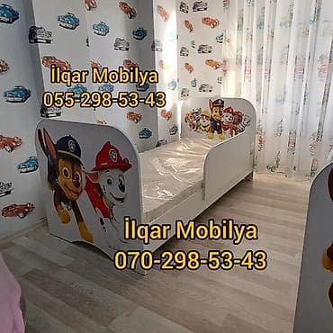 Детская мебель: Для девочки и мальчика, Новый, Кровать, Без подьемного механизма, Без матраса, Без выдвижных ящиков — 8