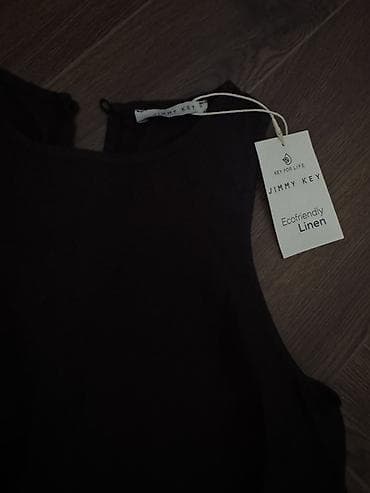 don: Jimmy Key – Ecofriendly Linen qadın paltarı - Material: 100% ekoloji — 2