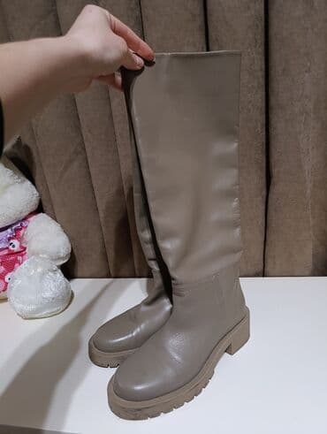 çəkməcə: Uzunboğaz, Zara, Ölçü: 36, rəng - Bej, İşlənmiş — 3