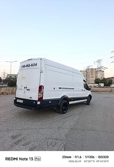 Nəqliyyat: Ford Transit yük furgonu - Korpus: Uzadılmış və hündür damlı, 2 arxa — 4