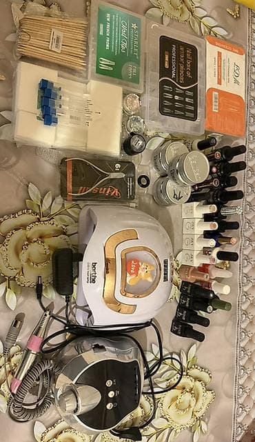 Mexaniki əl alətləri: Manikür və gel manikür üçün tam professional dəst Az işlenib gel ve — 1
