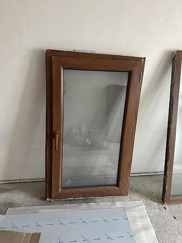 plasdik qapilar: PVC pəncərə və balkon qapısı dəsti 3-lü dəst 190 azndir - Material — 2