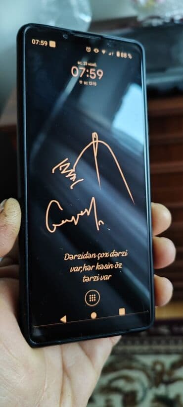 hava nemlendirici qiymeti: Sony Xperia 5 III, 128 GB, rəng - Yaşıl, Barmaq izi — 3