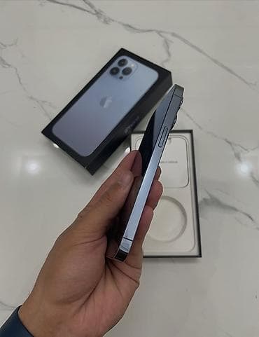 data modem sim card: IPhone 13 Pro, 256 GB, Sierra Blue, Zəmanət, Kredit, Simsiz şarj — 4