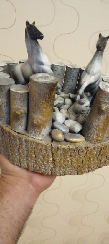 dekor ağac: Fiqur, rəng - Qızılı — 2