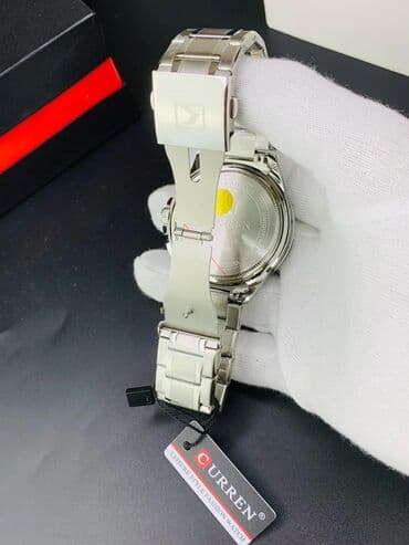 Наручные часы: Новый, Наручные часы, Curren, цвет - Белый — 7