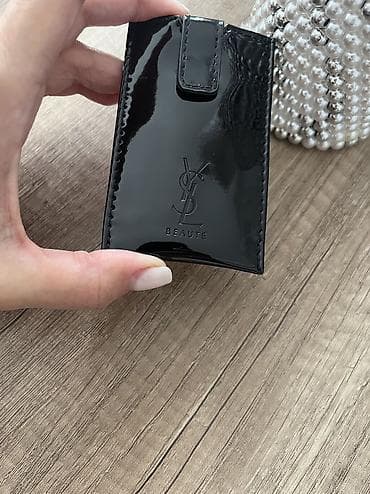 ysl canta: Зеркало travel YSL. Оригинал. Новое. YSL Beauté güzgülü mini etui — 1