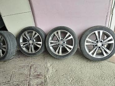 aka masin: Mercedes-Benz üçün 4 ədəd yüngül-lehim disk və təkər komplekti — 2