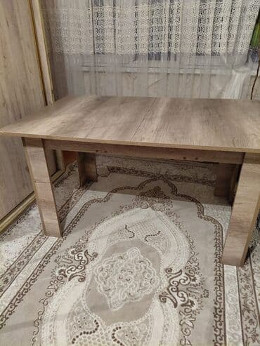 Masalar: Qonaq masası, Yeni, Açılan, Laminat, Dördbucaq masa — 2