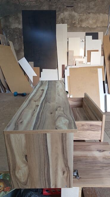 dekor ref: Yeni, Düz TV altlığı, Polkalı, Laminat — 3