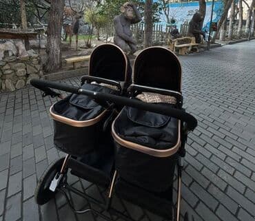 Əkizlər üçün araba, Yaş: 1-6 ay