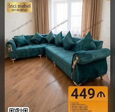 divan: Künc divan, Yeni, Açılan, Bazalı, Parça, Rayonlara çatdırılma — 1