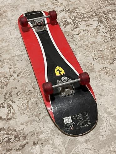Skateboard – Scuderia Ferrari dizaynlı (MESUCA) - Rəng: qırmızı/qara — 4
