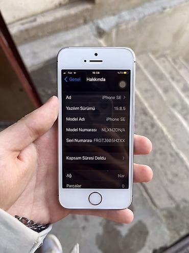 ayfon es 5: IPhone SE, 16 GB, Ağ, Barmaq izi — 8