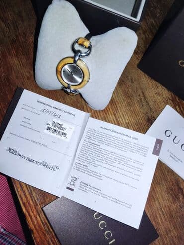 armani my way qiymeti: Original Gucci Brendin "Bamboo" kolleksiyasından qadin qol saati — 3