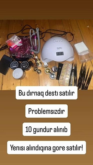 Dırnaq qulluq və manikür dəsti Komplektdə: - SUN UV/LED lampa (taymer lalafo.az -da Dırnaq qulluq və manikür dəsti Komplektdə: - SUN UV/LED lampa (taymer