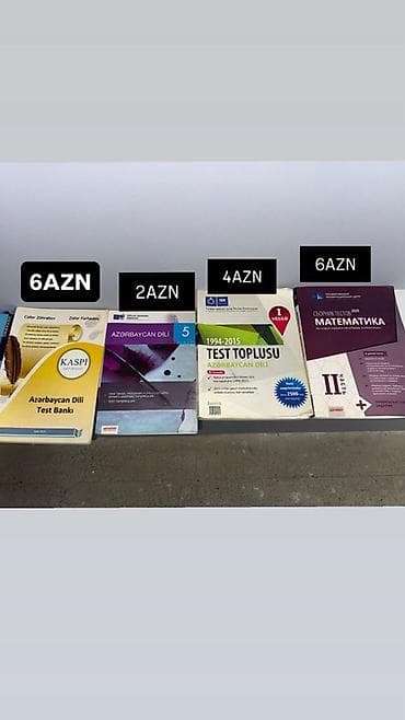 TQDK/DİM hazırlığı üçün müxtəlif fənn test topluları və dərs