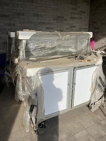 Vitrinli istilədici bufet arabası (çörək/şorba/isti yeməklər üçün) - — 1