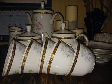 чайный набор: Чайный набор, Фарфор, 5 персон, Германия — 4