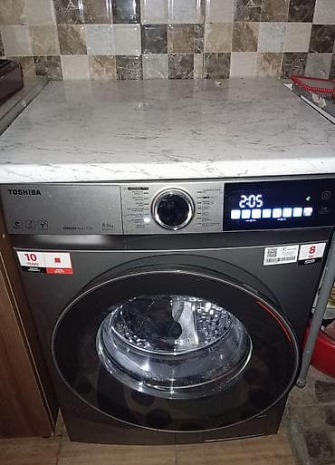 qapi celengi: Toshiba önyükləməli paltaryuyan maşın - Yük həcmi: 8 kq (etiketdə — 1