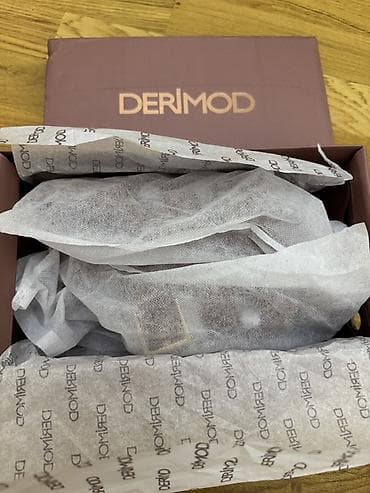 Basanoşka və səndəllər: Derimod, Ölçü: 37, rəng - Qəhvəyi, Yeni — 2