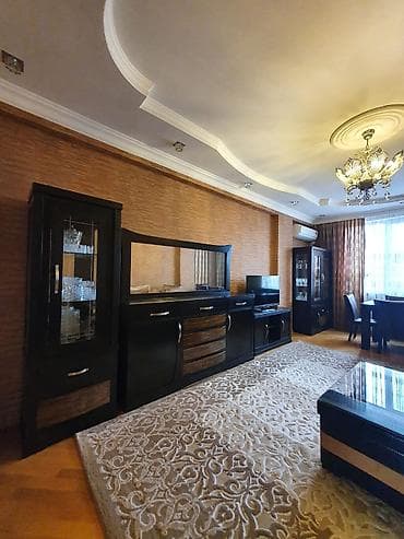 ucuz perdeler bakida: Qonaq otağı üçün mebel dəsti - Rəng və üslub: Tünd qəhvəyi/qara — 3