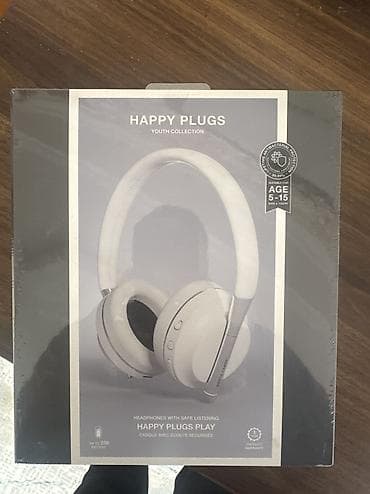 Диктофоны: Беспроводные (Bluetooth) Наушники, Happy Plugs, цвет - Белый at lalafo.az — 5 Диктофоны: Беспроводные (Bluetooth) Наушники, Happy Plugs, цвет - Белый — 5