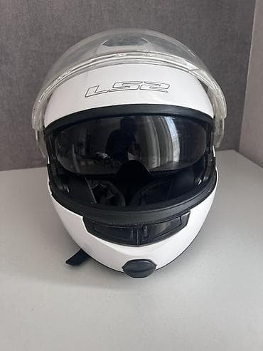 m50 matoru: LS2 motosiklet dəbilqəsi – ağ rəng - Tip: Tam üzlü (full-face) — 6