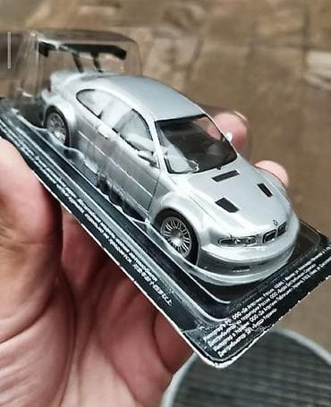 Велоаксессуары: BMW M3 GTR model maşın (kolleksiya üçün) - Miqyas: təxmini 1:43 — 4