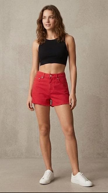 Mango viz uwagina 9-10 yawa 15 m şortu - Model: Basic Shorts