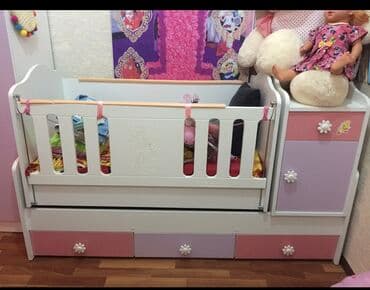 противопролежневый матрас бишкек: Для девочки, Колыбель, С матрасом, Без механизма качания — 4