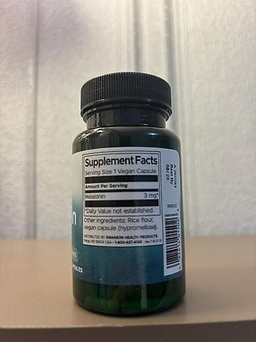 vita start: Swanson Melatonin – Yuxu Dəstəyi - Tərkib: hər kapsulda 3 mg — 2