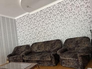 Divan və kreslo dəstləri: Qonaq otağı üçün yumşaq mebel dəsti - Tərkib: 1 ədəd divan + 2 ədəd — 1