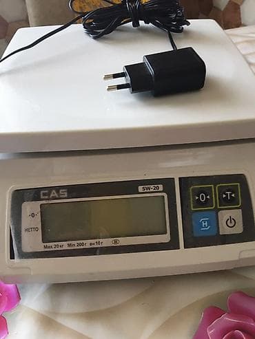 CAS SW-20 elektron tərəzi,весы ресторан и домашний,на батарейках и