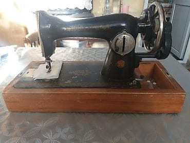 qedmi: Antik mexaniki tikiş maşını - Korpus: dözümlü çuqun gövdə, klassik — 1