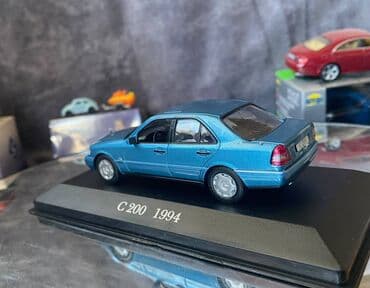 metbex tavan modelleri: Коллекционная модель Mercedes-Benz C200 W202 blue 1994 Altaya Scale — 14