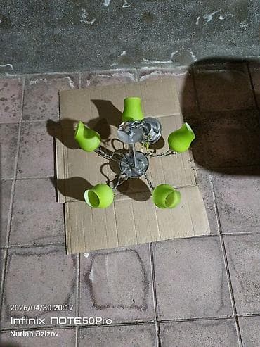 2 ci əl xalca: Çılçıraq, 5 lampa, Metal — 3