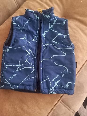 üst geyimi: Uşaq üçün idman üslublu jilet - Model: qolsuz, fermuarlı - Rəng: tünd — 1