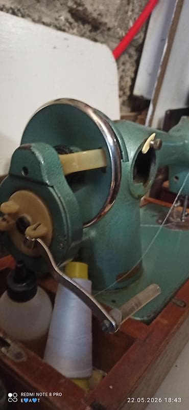 antik stullar: UNION tikiş maşını – “Made in USSR” - Mexaniki tip, çuqun-gövdəli — 3