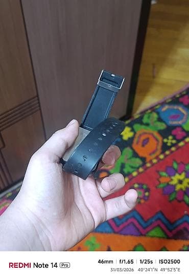 ev ucun saatlar: Smart saat, Smart, Sensor ekran, rəng - Qara — 4