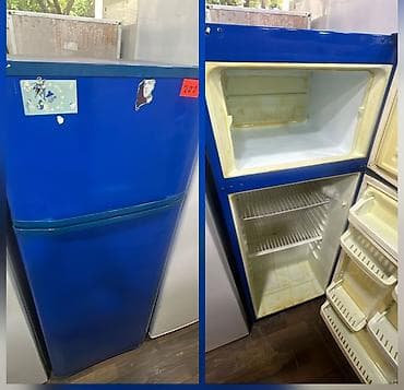 İki qapılı soyuducu - Rəng: mavi korpus, uyğunlaşdırılmış tutacaqlar