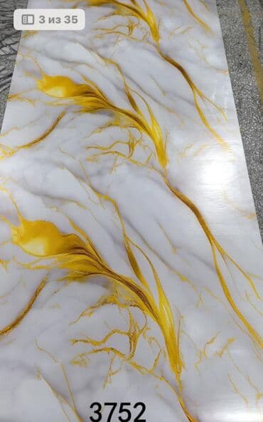 mermer panel: Divar örtüyü üçün PVC panellər – dekorativ kolleksiya Məhsul təsviri — 6