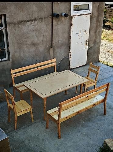Столы и стулья: Bağ üçün stol stul dəsdi — 1