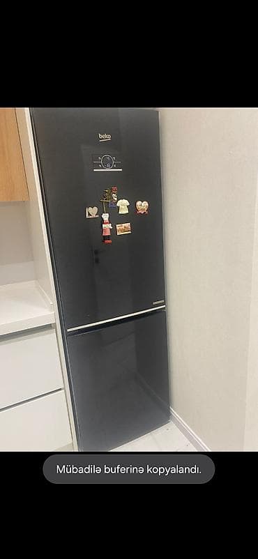 kenwood sok ceken: 2 qapılı Beko Soyuducu Satılır, rəng - Qara — 1