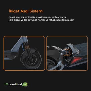 elektron somakat: Elektrik samokat KingSong N12 scooter skuter 🛴 Samokatda öz səfəri — 6