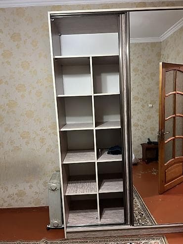 спальный шкаф купе: Новый, 2 двери, С колесиками, Дерево, Купе, Прямой шкаф — 3