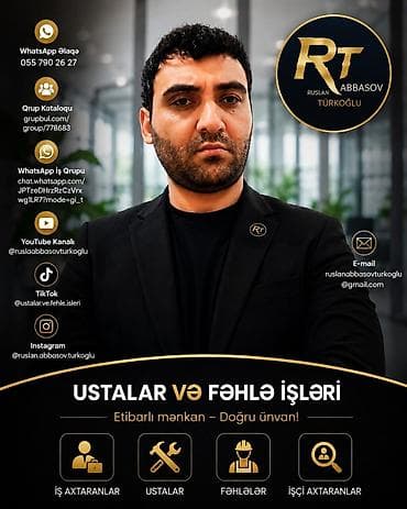 is: Ustalar və fəhlə işləri – peşəkar işçi–işəgötürən platforması — 1