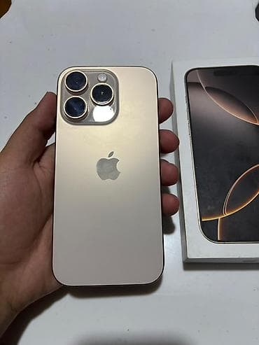 ikinci əl iphone 16 pro max: IPhone 16 Pro, Desert Titanium — 4