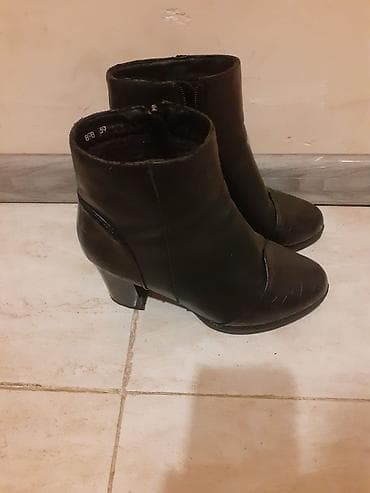 женские сапоги: Qadınlar üçün qış dəsti 1) Uzun palto - Rəng: açıq bej - Material — 4