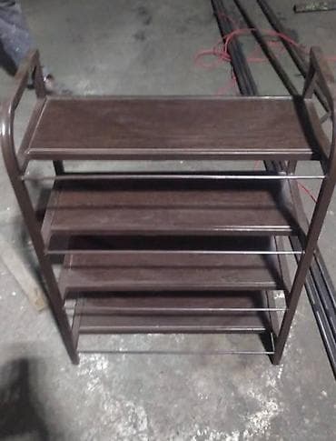 dəmir dolab: Metal karkaslı çoxsəviyyəli ayaqqabılıq/rəf sistemi - 4 mərtəbəli — 7